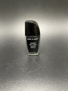 Wet n wild Wild Shine Nail Polish, Black Crème, Nail Color