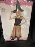 Childs Elegant Witch Costume Size Large 12-14