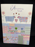 Happy Anniversary Wishes Greeting Card w/Envelope