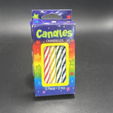 Rainbow Twist American Greetings Birthday Candles Pack of 122