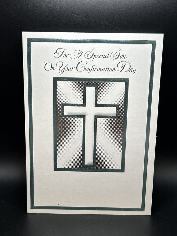 For Son on His Confirmation Greeting Card w/Envelope