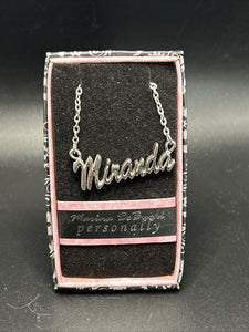 Marina DeBuchi "Miranda" Necklace Silver Plated 15 +3 extender NEW