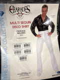 Rubies Halloween Mens Sequin Disco Shirt - Medium2