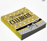 It's Time To Celebrate Congratulations Beverage Napkin (16)