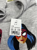 Girls' Marvel Spider-Man Suit up Short Sleeve  T-Shirt Heather Gray Large+