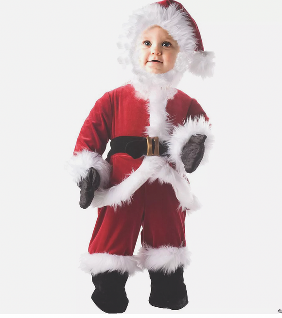 Toddler Santa Costume - Underwraps Costumes Sz Medium 18-24 Mos