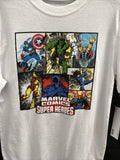 Marvel Comics Super Heroes Youth T-shirt Sz 7/8