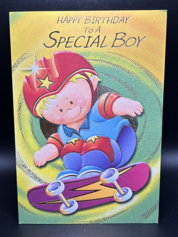 Happy Birthday to Special Boy Greeting Card w/Envelope