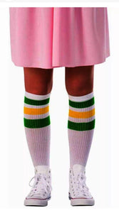 STRANGER THINGS ELEVENS KNEE HIGH SOCKS WOMENS GIRLS FANCY DRESS COSTUME