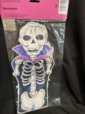 Halloween Party Supplies Hanging Skeleton Decoration 24" High Printed Two Sides