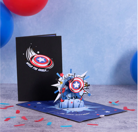 Marvel's Avengers Captain America Birthday Pop-up Card Lovepop