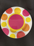 Colorful  Melamine 6.5 Appetizer/Dessert Plate 10 Pieces