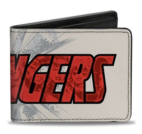 Avengers Superhero Text Logo Bifold Wallet