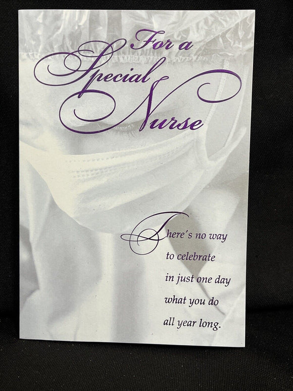 Nurse's Day Greeting Card w/Envelope