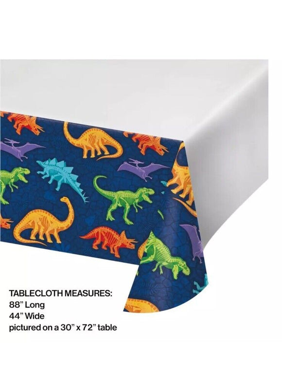 Dino Dig Plastic Table Cover 48