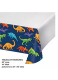Dino Dig Plastic Table Cover 48" x 88"