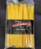 Gold Plastic Knives 24ct Disposable