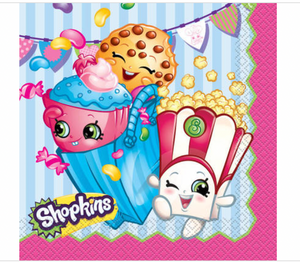 Shopkins Luncheon Napkins [16 Per Pack]