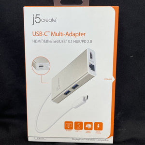 j5create JCA374 USB-C Multi Adapter  Dockingstation USB-C 3.1 ~D~