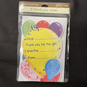 Kids Thank You Notes 8 Ct  Fill-In