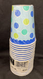 Sweet Little Cupcake Boy Blue Lil' Kids 1st Birthday Party 9 oz. Paper Cups