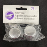 Wilton Silver Foil Candy Cup 75 Ct 1” Diameter