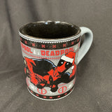 Marvel Deadpool New Authentic Marvel  Holiday Lounge Ceramic Mug