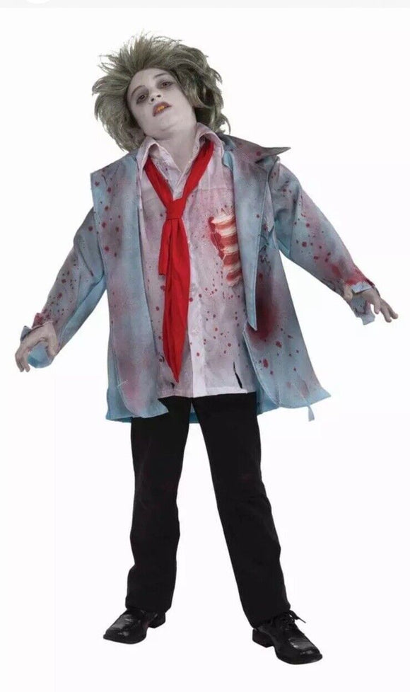 Zombie Boy Costume Child Size Small 4-6