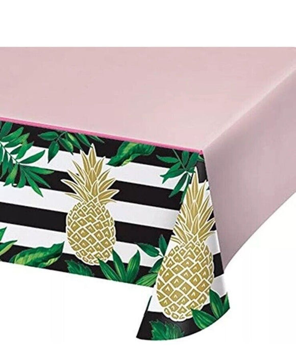 Pineapple Wedding Summer Luau Beach Theme Party Decoration Plastic Tablecover