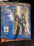 Police Officer Cop Blue Uniform Career Day  Halloween Child Costume Large 12-14