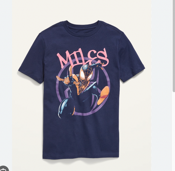 Marvel Miles Morales Youth T-shirt XL (14-16) Old Navy