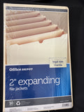 Office Depot Brand Manila File Jackets, 2" Expansion, Legal Size 10Ct 0