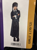 Rubies WEDNESDAY ADDAMS Girls HALLOWEEN COSTUME  Large 10/125