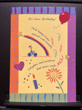 Birthday Greeting Card w/Envelope