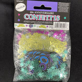 60th BIRTHDAY CONFETTI HAPPY 60TH BIRTHDAY VALUE PACK 1.2 OZ. AMSCAN BRAND NEW