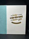Dad Happy Father's Day from Daughter Greeting Card w/Envelope3