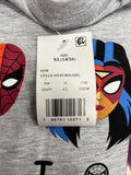 Girls' Marvel Spider-Man Suit up Short Sleeve  T-Shirt Heather Gray XL (14-16)