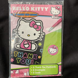 Hello Kitty Neon Tween Thank You Note Set W/ Envelopes (8ct)