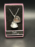 Heart Picture Locket With Love Necklace 16-18" Chain Taylor