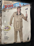 Full-figured Native American Brave One Size Fits Up To Chest 48”