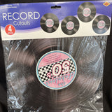 50's Record Cutouts Decorations