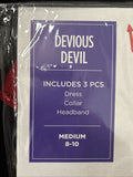 Devious Devil Girl's Halloween Costume Medium 8-10