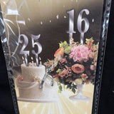 Forum Novelties Mirror Acrylic Cake Topper - Silver 1