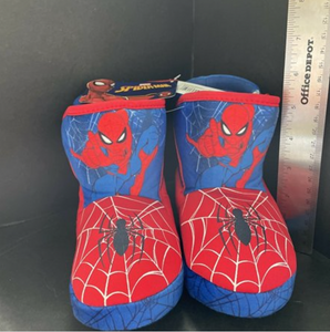 Marvel Spiderman Child Boot Style Slipper Sz M(9/10)