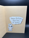 Funny Birthday Greeting Card w/Envelope