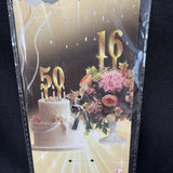 Acrylic Mirror Cake Topper Party Supplies - Gold 0