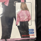 1950s Classic Movie Satin Pink Ladies Jacket Costume Size Large2