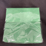 Festive Green 3-Ply Beverage Napkins | Pack of 50 | Party Supply