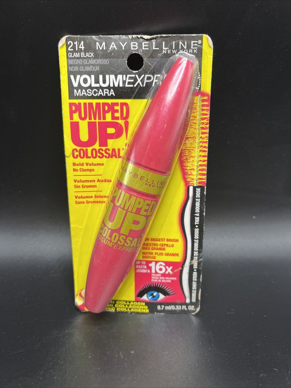 Maybelline Colossal Volume Express Pumped Up Mascara 214 GLAM BLACK