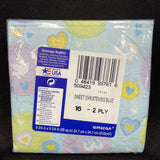 Sweet Christening BLUE Communion Baptism Boy Baby Shower Beverage Napkins 16Ct